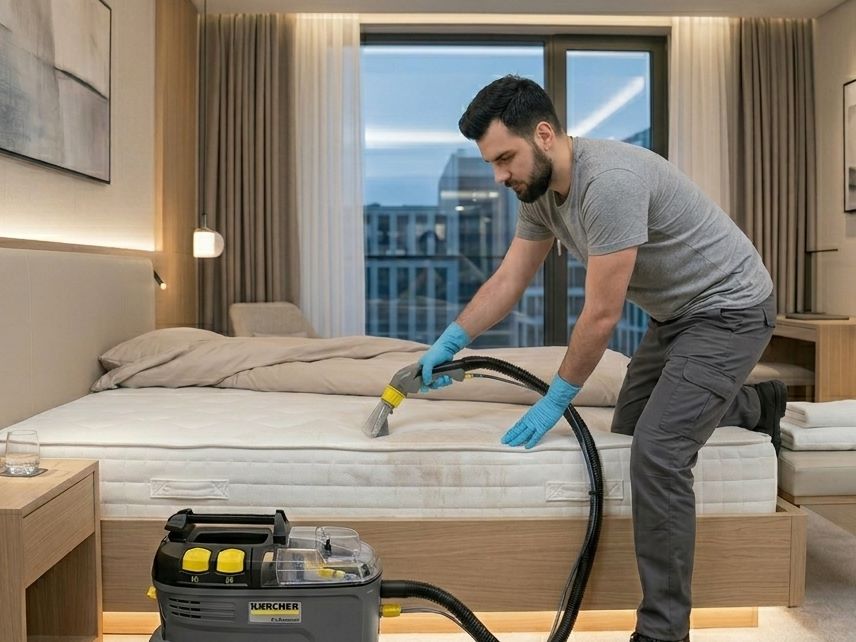 Parní hygiena matrací Karlovy Vary, metoda pro apartmány , hotely, penziony, lázně. Steamcare.cz